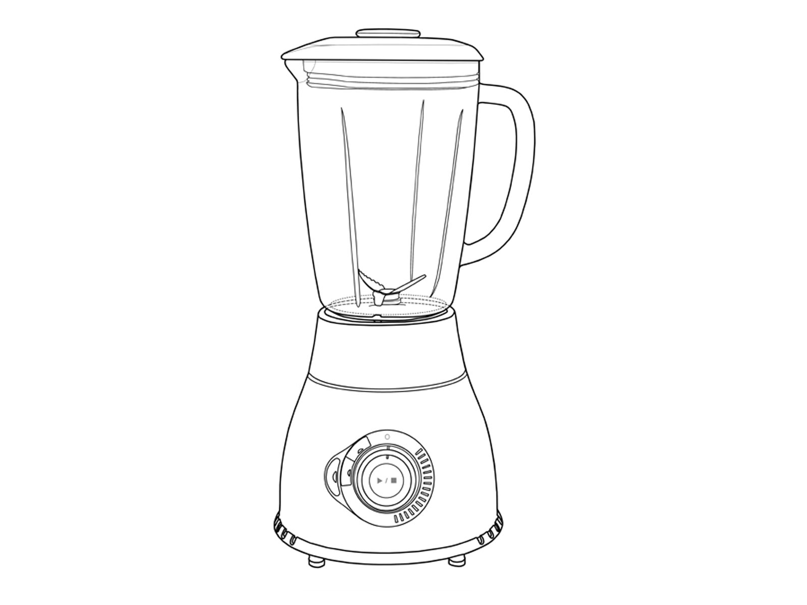Blender as a patent drawing
